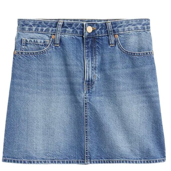 Banana Republic Rigid Denim Mini Skirt - Picture 4 of 4
